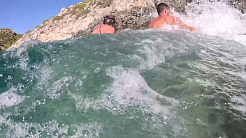 Fuck golden shower piss rimming facial in murky water