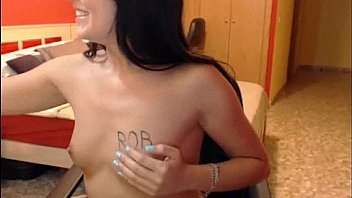Brunette finally had orgasm from masturbating on livecam
