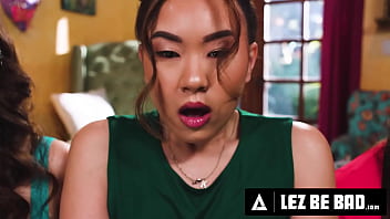 Naughty roommates double team bestie