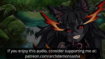 Hellhound girl mounts you & breeds with you Hellhound girl mounts you & breeds with you