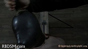 Gagged hotty made to submit