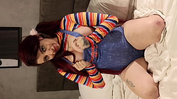 Bride of scary halloween doll gets what she wants