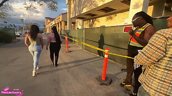 Latinas getting cat called by sexy ass construction crew stars onlyclub mlfnxtdoor mac onlyxxx