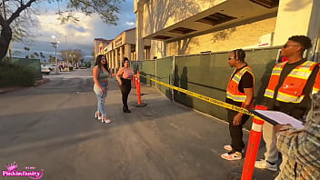 Latinas getting cat called by sexy ass construction crew stars onlyclub mlfnxtdoor mac onlyxxx
