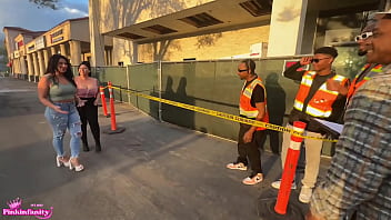 Latinas getting cat called by sexy ass construction crew stars onlyclub mlfnxtdoor mac onlyxxx