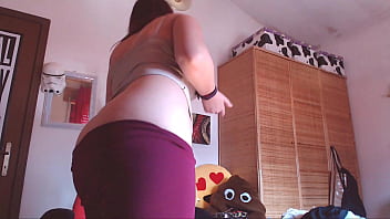 Italian stepmother masturbates anally