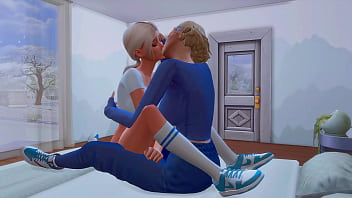 Futanari stepmom arranged hard anal sex for a straight stepdaughter sims me hentai animation