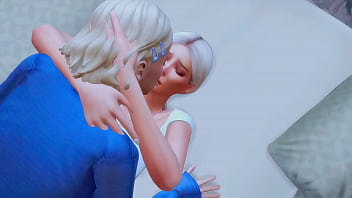 Futanari stepmom arranged hard anal sex for a straight stepdaughter sims me hentai animation