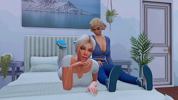 Futanari stepmom arranged hard anal sex for a straight stepdaughter sims me hentai animation