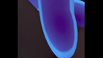 Slime girl fucking self with tenacle