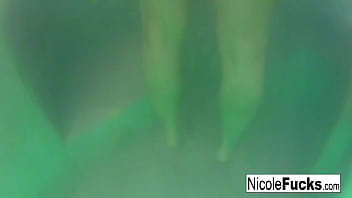 Sexy babes get wet together