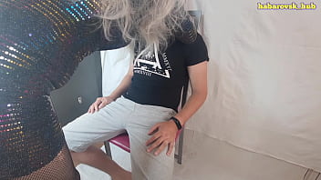 Hot girl orgasms from new cock