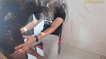 Hot girl orgasms from new cock