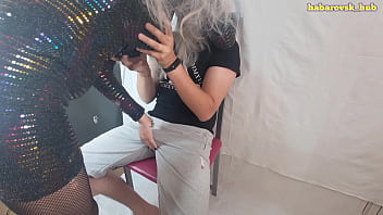 Hot girl orgasms from new cock