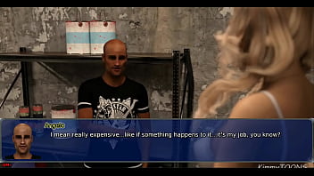 Two construction worker stuffed me with a big tool