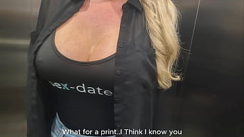 I met her in the elevator now she's in my hotel room naked & wet sex dater hookup in public