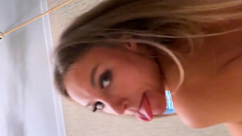 Beautiful pornstar monika fox gets sucks and fuck in the bathroom