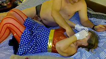 Mature old patriot slut gets fingered for new year