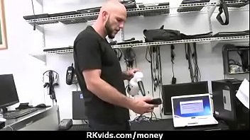 Sensual girl talked into having sex for cash 9