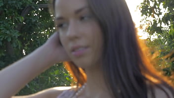 Perfect breasted beauty touches herself between legs and recalls the wonderful moments with her girlfriend