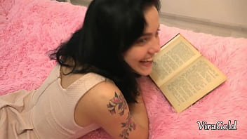 Hot young babe sucking and fucking