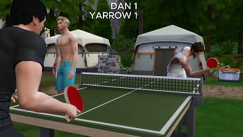 Table tennis tournament loser's girlfriend is the prize