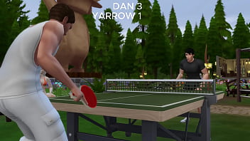 Table tennis tournament loser's girlfriend is the prize