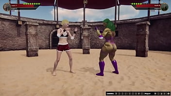 Eleonore vs jennifer nf3d female combat arena