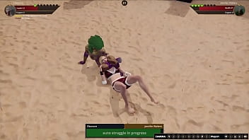 Eleonore vs jennifer nf3d female combat arena