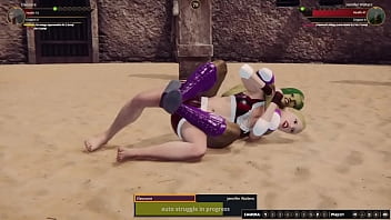 Eleonore vs jennifer nf3d female combat arena