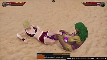 Eleonore vs jennifer nf3d female combat arena