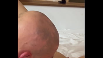 I slip out and polish her pussy for a delicious dinner