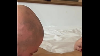 I slip out and polish her pussy for a delicious dinner