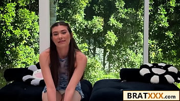 Innocent teen seeks for approval while sucking off her step dad Innocent teen seeks for approval while sucking off her step dad