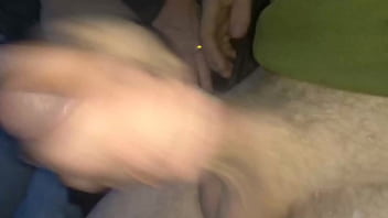 Deep throating bf hard dick with cumshot