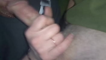 Deep throating bf hard dick with cumshot