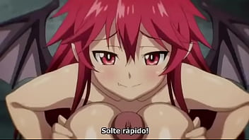 Vampirona tetudo recebe leitinho quentinho