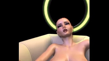 Moaning growing tits 3d