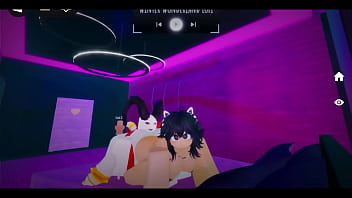 Bitch is horny for big white cock in roblox