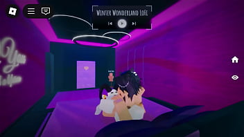 Bitch is horny for big white cock in roblox