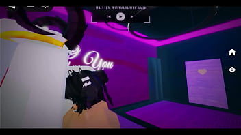 Bitch is horny for big white cock in roblox