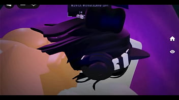 Bitch is horny for big white cock in roblox