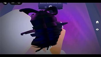 Bitch is horny for big white cock in roblox