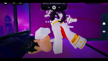 Bitch is horny for big white cock in roblox