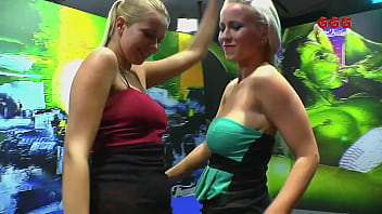 Teaser ggg blonde sluts for the first time in the sperm studio