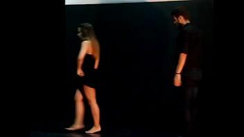 Nikol dancing barefooted