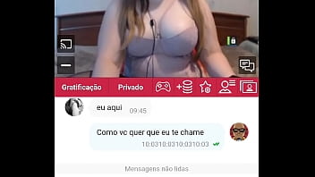 Novinha gostosa se exibindo na webcam sexy malyshka