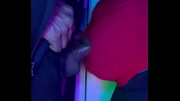 This man played in the back of my throat for 8 minutes at the end he braced himself on the door and his nut d