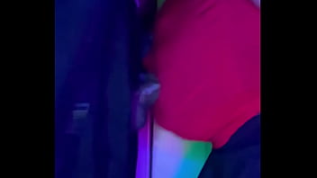 This man played in the back of my throat for 8 minutes at the end he braced himself on the door and his nut d