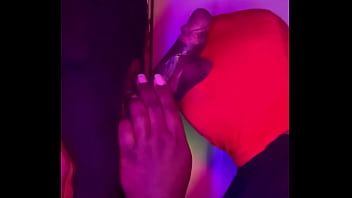 This man played in the back of my throat for 8 minutes at the end he braced himself on the door and his nut d